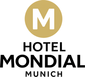 Logo Hotel Mondial Munich Vertical
